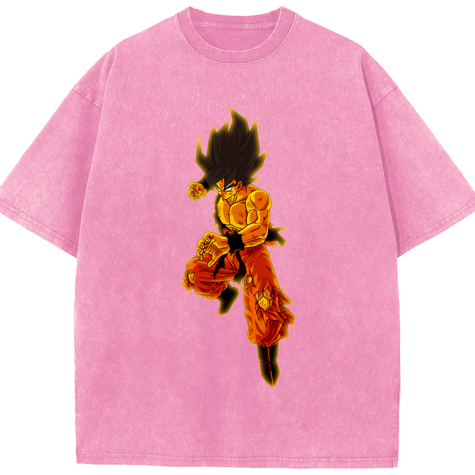 （画像用） ドラゴンボール 孫 悟飯（そんごはん）DRAGON BALL Son Gohan 綿100% ヴィンテージ風 半袖Tシャツ（フロントプリント）